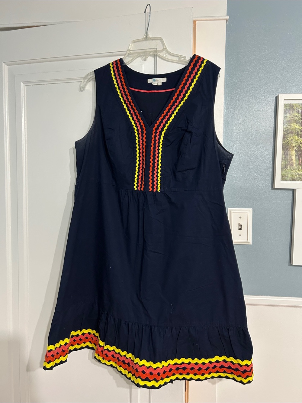 EUC Boden 100% cotton dress full lined